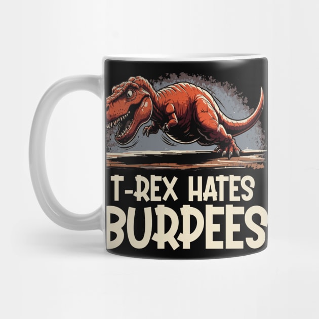 T Rex Hates Burpees by DigitalNerd